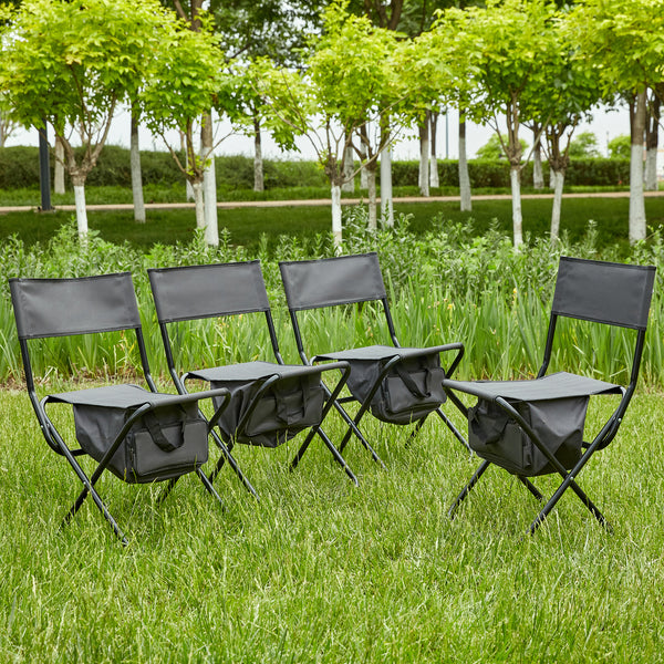 Outdoor Folding Lawn Chairs (set of 4)