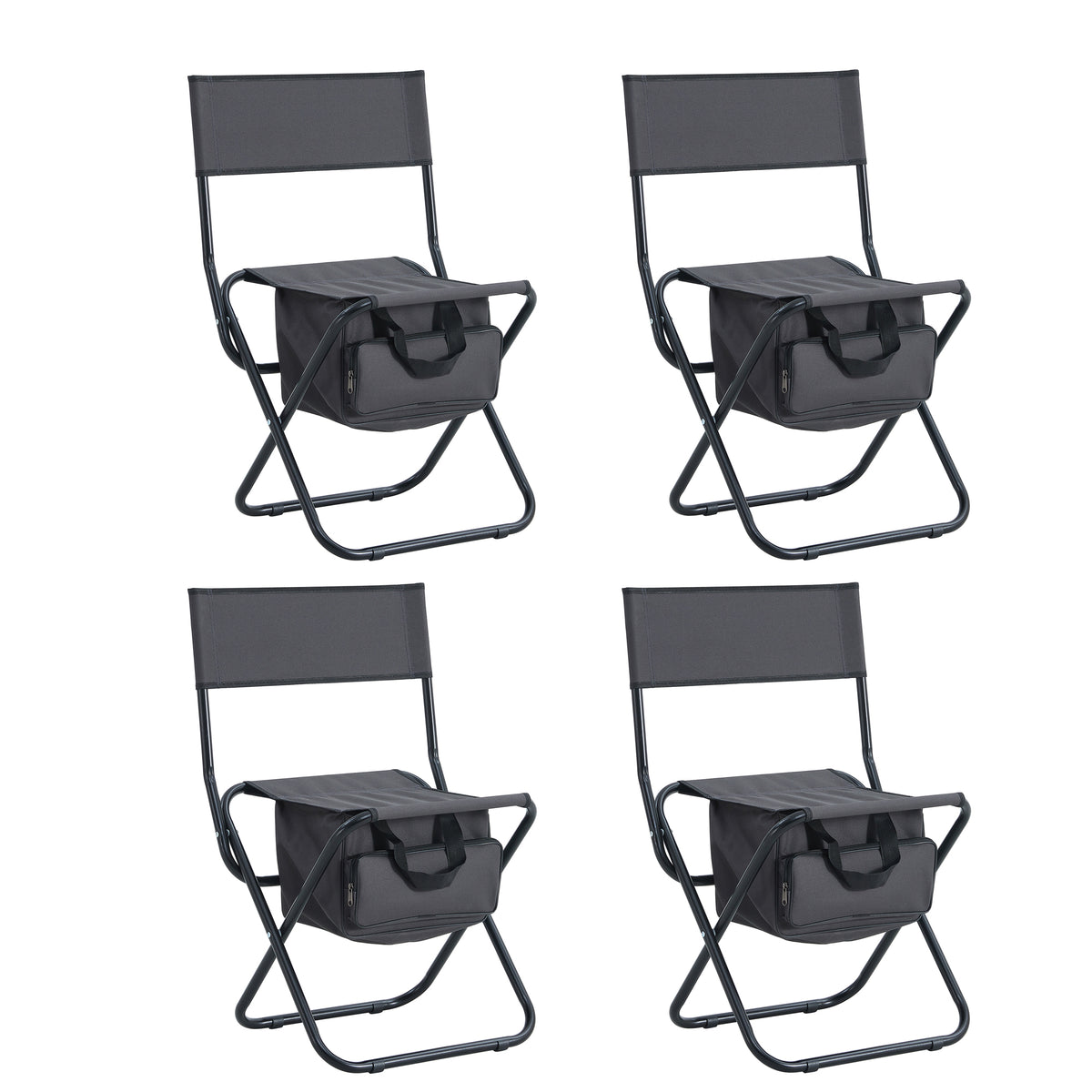 Outdoor Folding Lawn Chairs (set of 4)