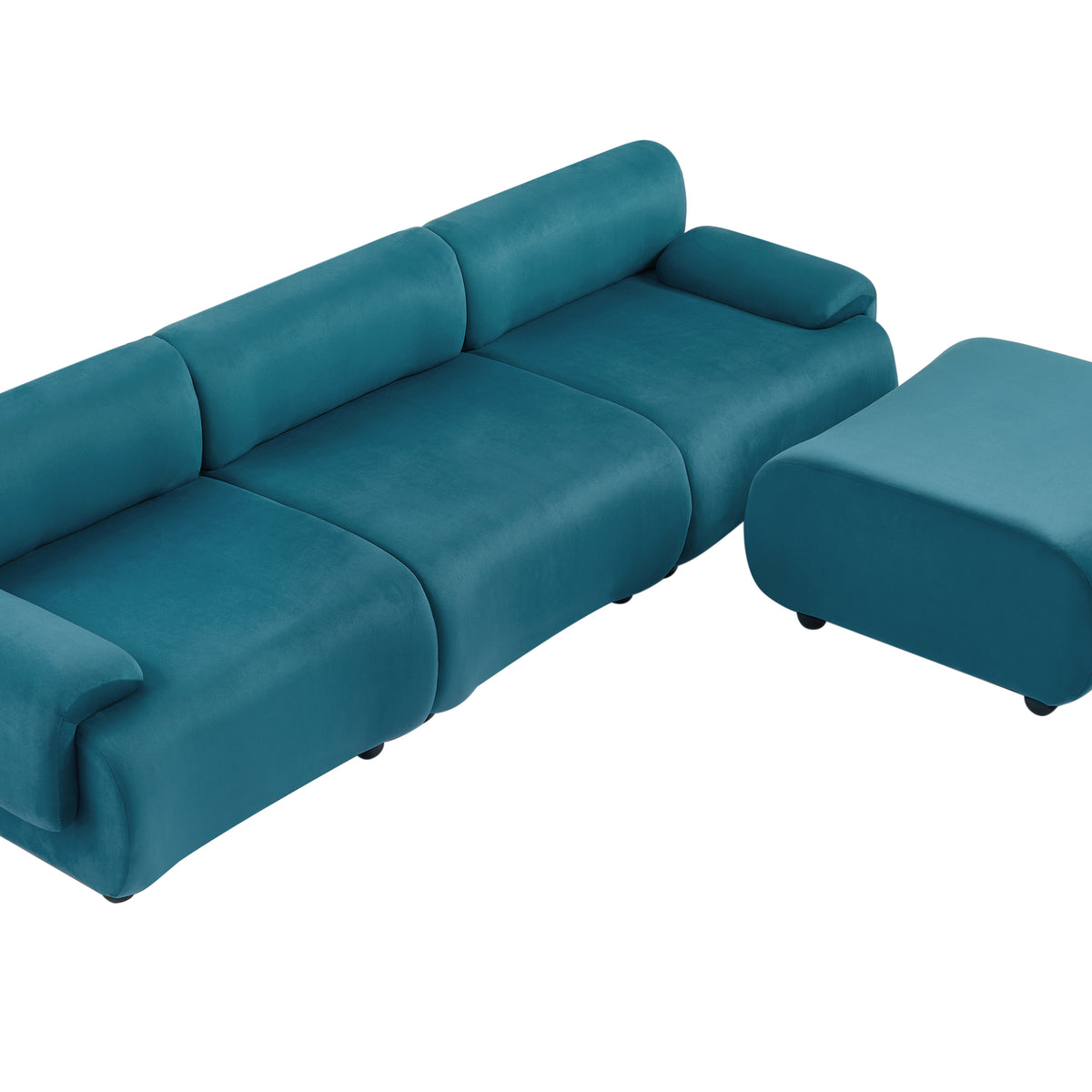 Layla Modern Sofa and Ottoman