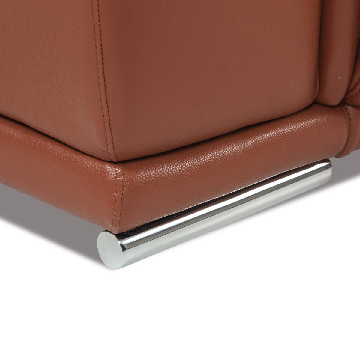 Global United Genuine Italian Leather Power Reclining Loveseat