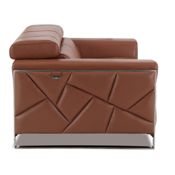 Global United Top Grain Italian Leather  Chair