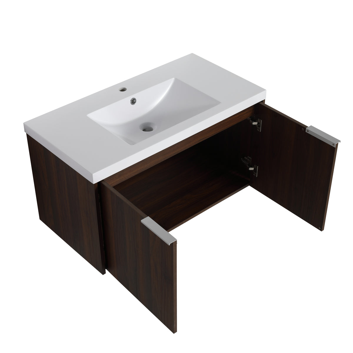 Modern Design 36 Inch Float Mounting Bathroom Vanity With Sink Soft Close Door,2 Doors-00636CAW(KD-Packing)