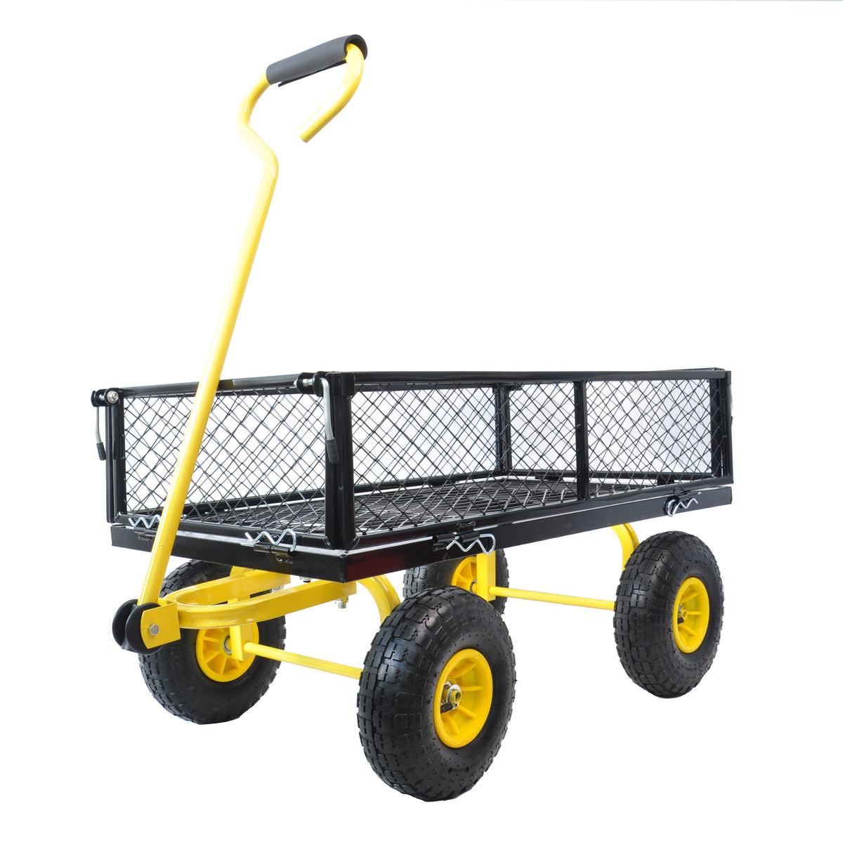 Metal Outdoor Wagon-Yellow