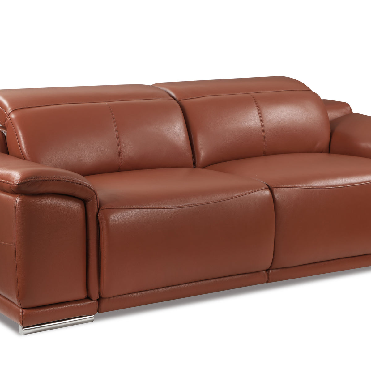 Global United Genuine Italian Leather Power Reclining Sofa