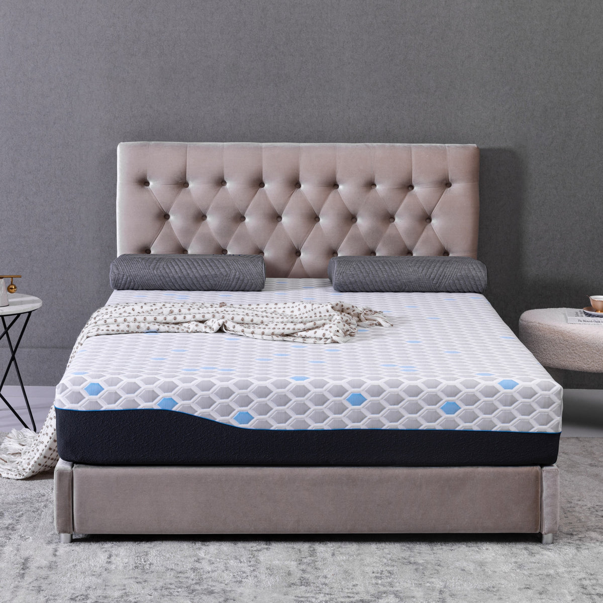 King Size 10" Cooling Memory Foam Mattress