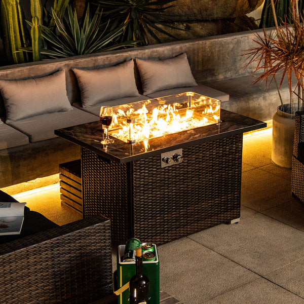 44inch Outdoor Propane Fire Pit Table