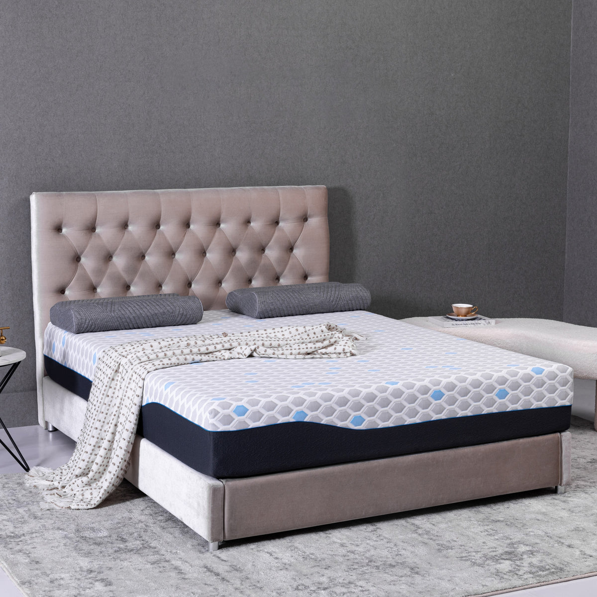 King Size 10" Cooling Memory Foam Mattress