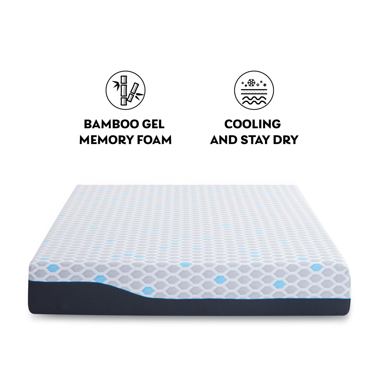 10" Cooling Memory Foam Mattress