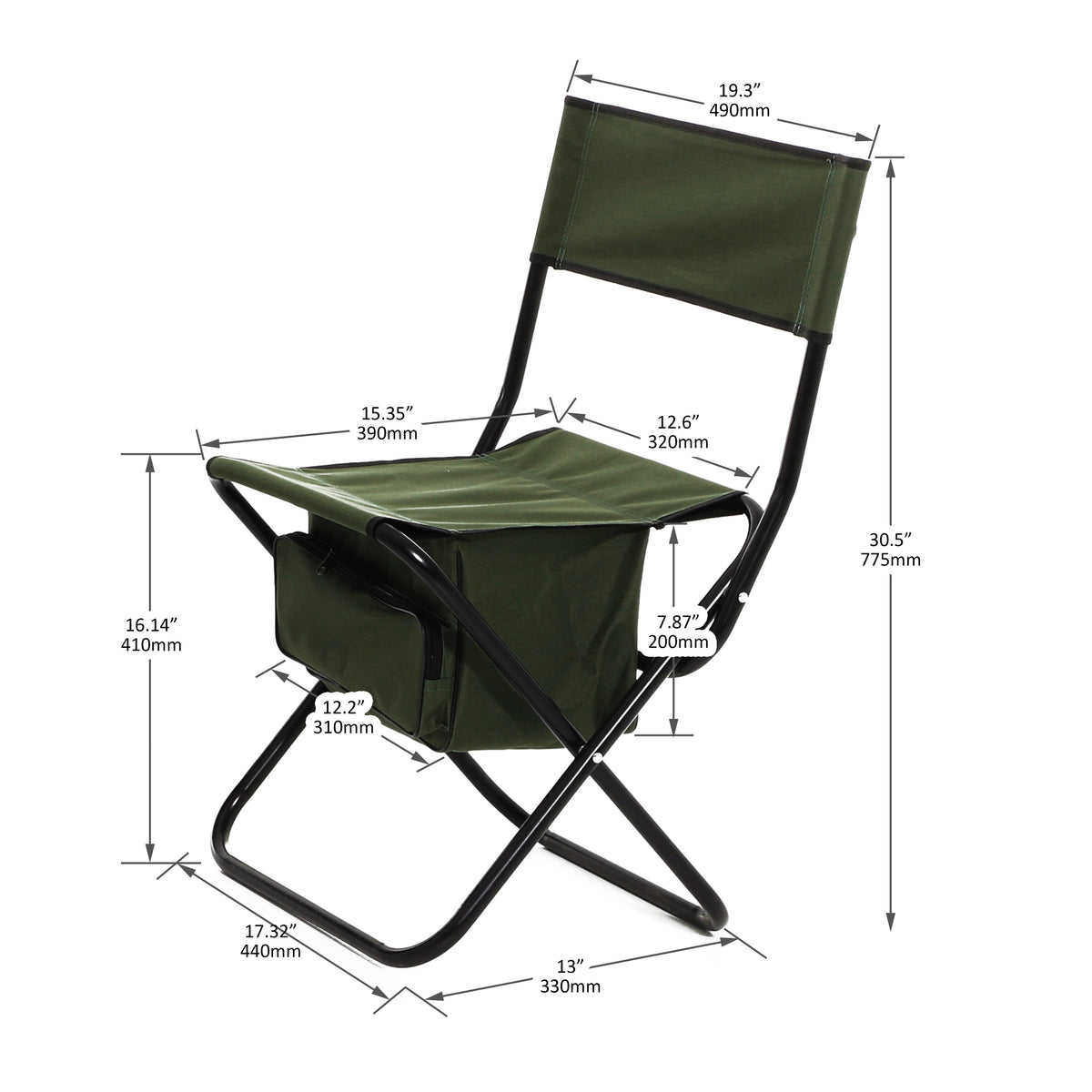 Outdoor Camping Chairs (set of 4)