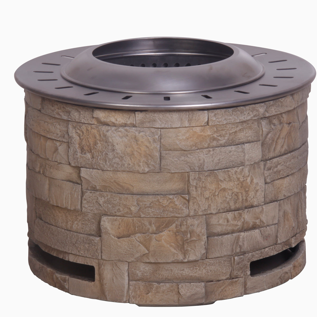 Stackstone Look Smokeless Firepit With Wood Pellet/Twig/Wood As The Fuel