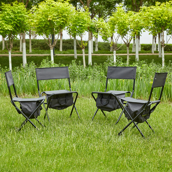 Outdoor Folding Lawn Chairs (set of 4)