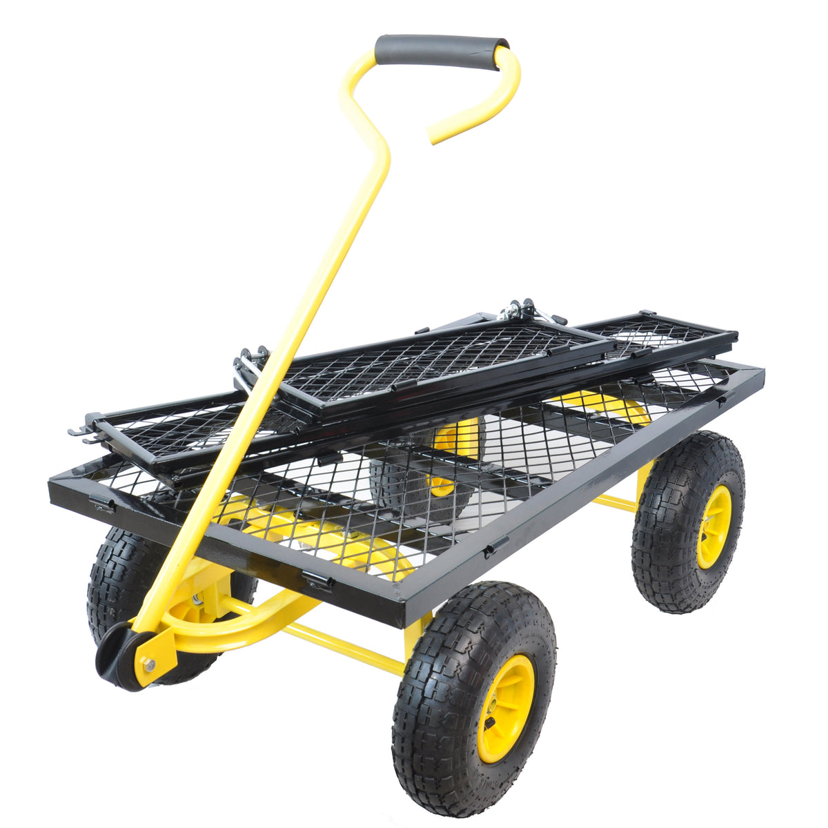 Metal Outdoor Wagon-Yellow