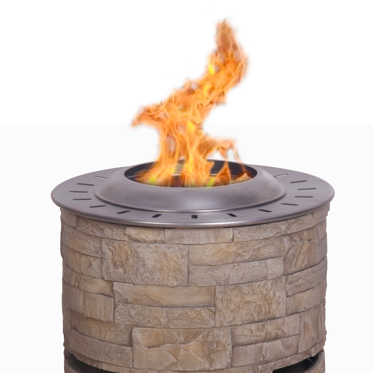 Stackstone Look Smokeless Firepit With Wood Pellet/Twig/Wood As The Fuel