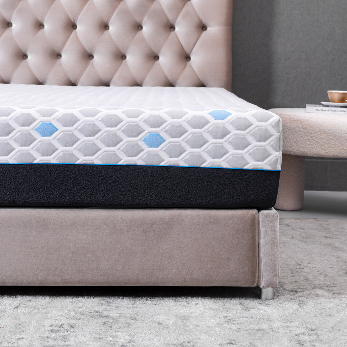 King Size 10" Cooling Memory Foam Mattress